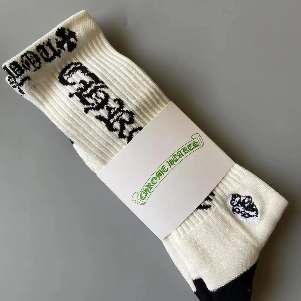 Chrome Hearts Socks Striped crew — Style 12