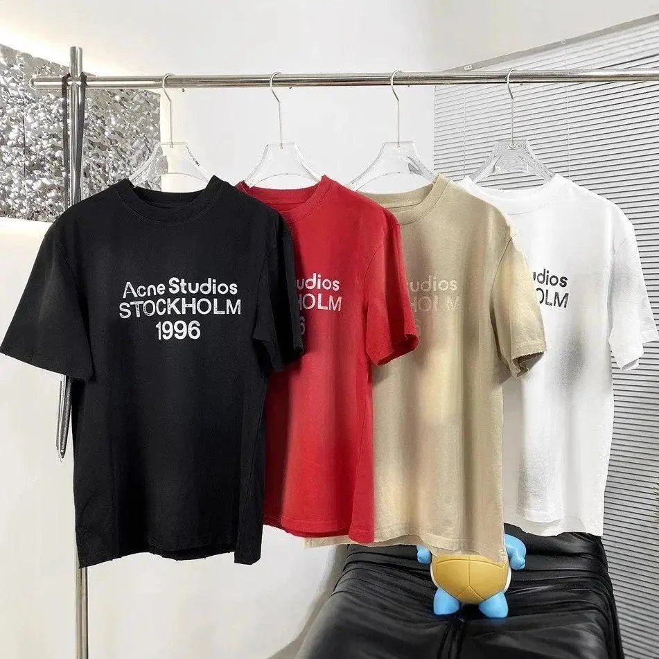Acne Studios T-Shirts Short-Sleeve Logo Graphic T-Shirt image 2
