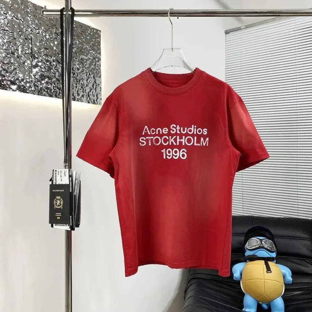 Acne Studios T-Shirts Short-Sleeve Logo Graphic T-Shirt — Style 11