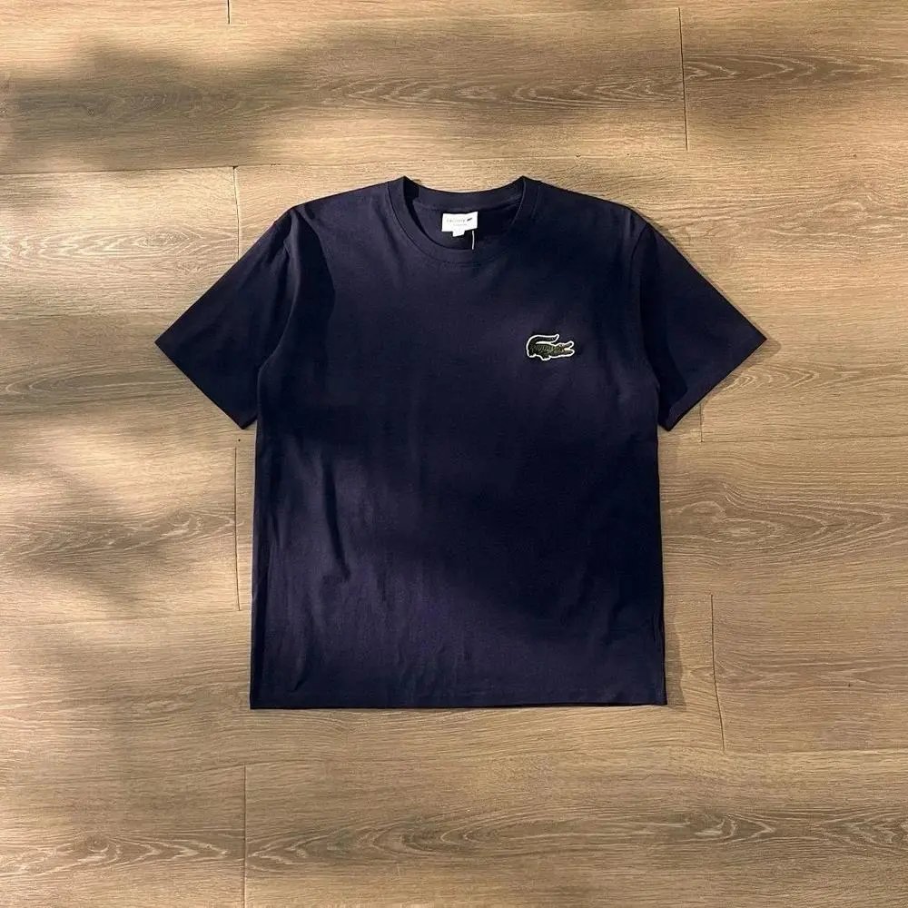 Lacoste T-Shirts Short-Sleeve Crew-Neck Crocodile Logo — Style 17