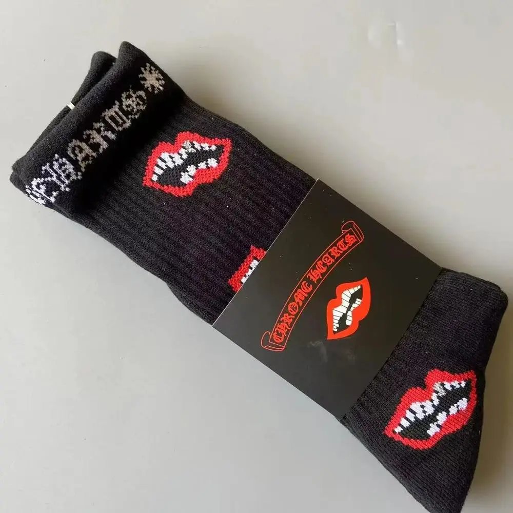 Chrome Hearts Socks Striped crew — Style 9