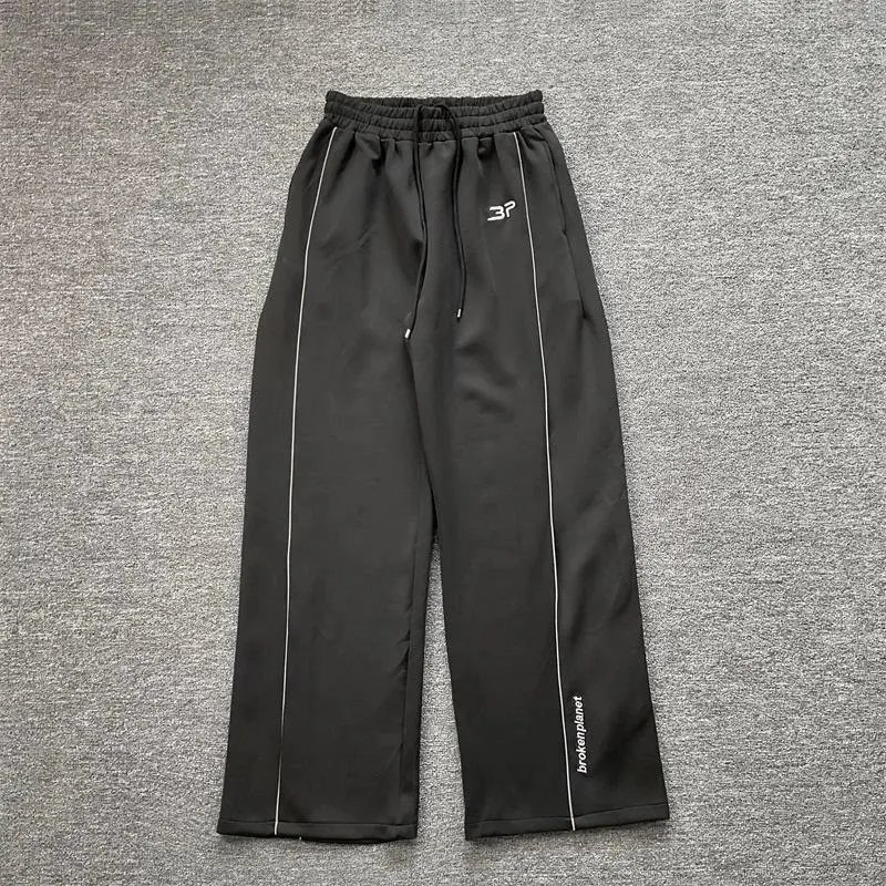 Broken Planet Market Tracksuits Zip-up track jacket and wide-leg trousers with contrast piping — Style 6