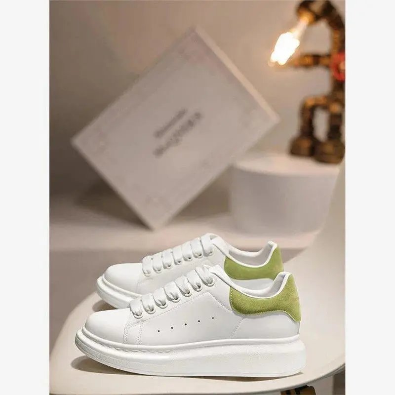 Unbranded Sneakers Low-top lace-up platform with contrast heel tab — Style 1