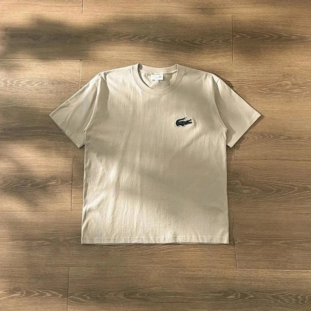 Lacoste T-Shirts Short-Sleeve Crew-Neck Crocodile Logo — Style 13