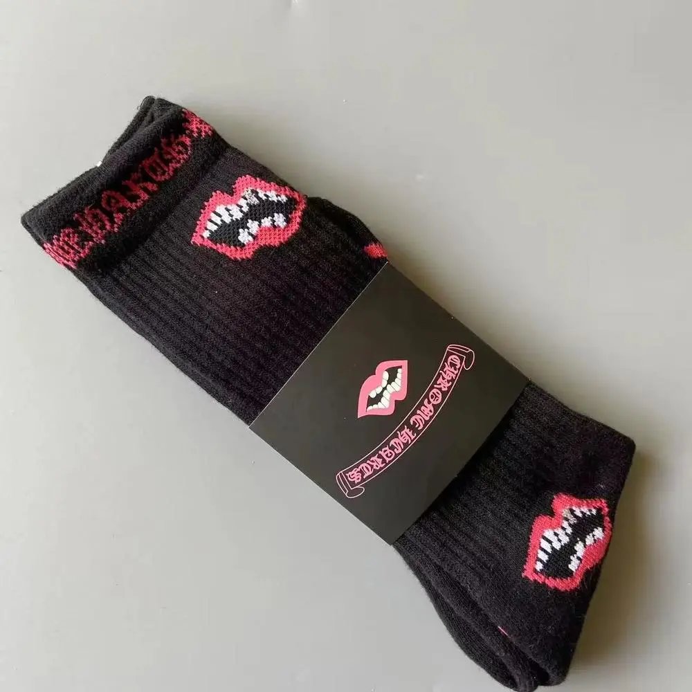 Chrome Hearts Socks Striped crew — Style 5