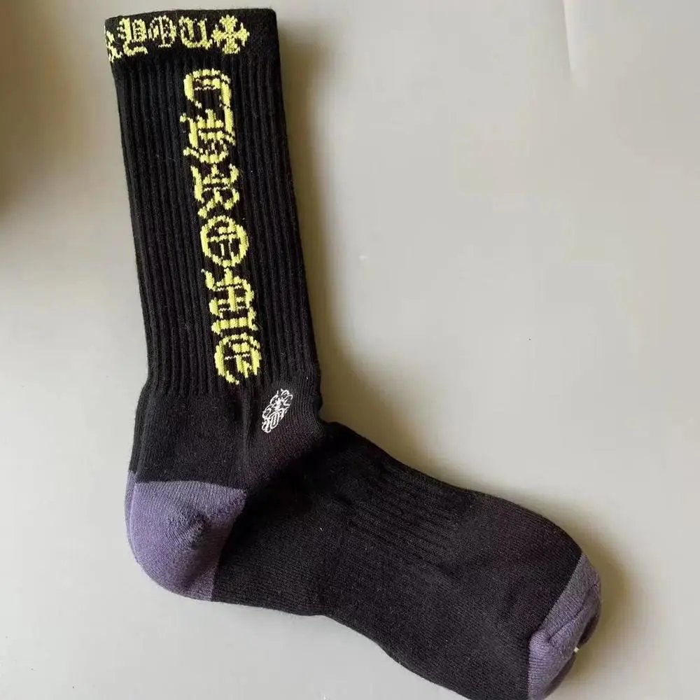 Chrome Hearts Socks Striped crew — Style 13