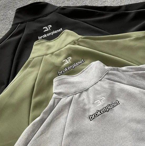 Broken Planet Market Tracksuits Zip-up track jacket and wide-leg trousers with contrast piping image 6