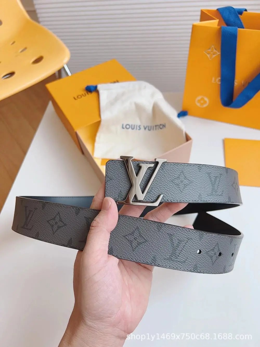 Louis Vuitton Belts M8362 LV Initiales Monogram Belt — Style 3