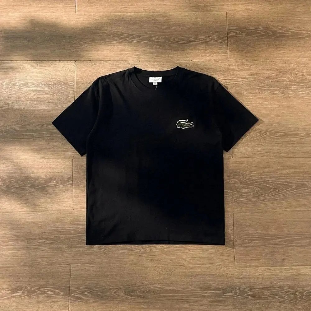 Lacoste T-Shirts Short-Sleeve Crew-Neck Crocodile Logo — Style 18