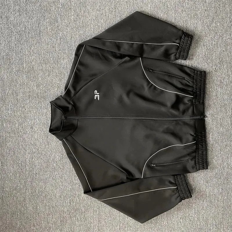 Broken Planet Market Tracksuits Zip-up track jacket and wide-leg trousers with contrast piping — Style 2