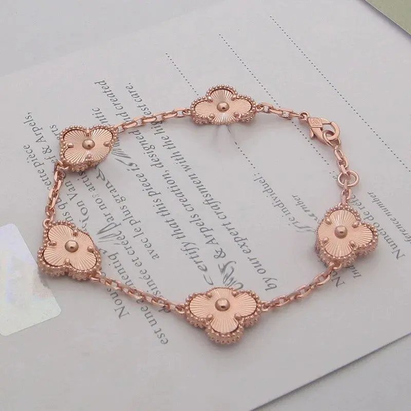 Unbranded Jewelry Clover Motif Chain Bracelet image 4
