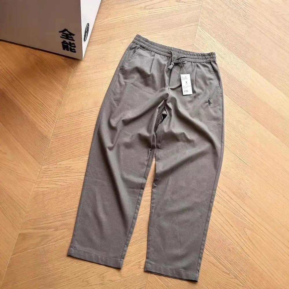 Polo Ralph Lauren Trousers Elastic-Waist Drawstring Straight-Leg image 2