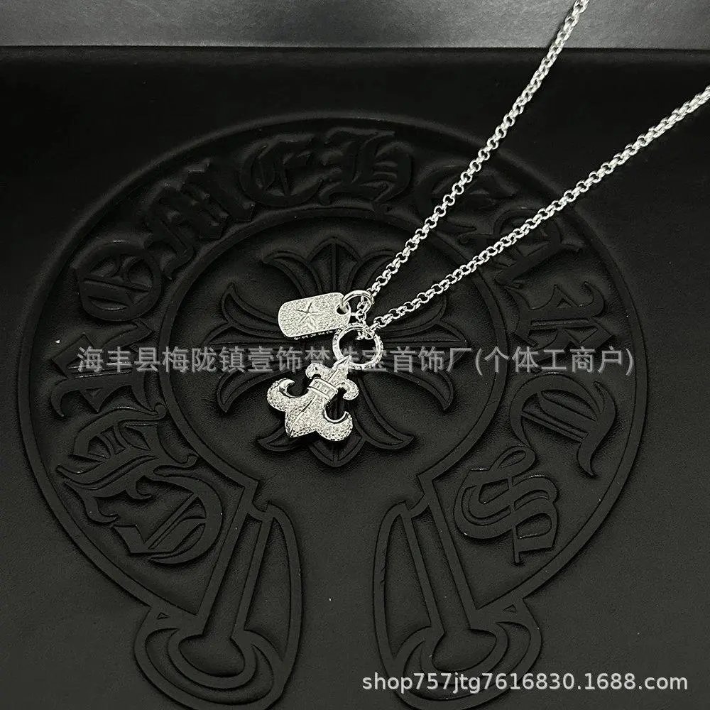 Unbranded Jewelry Pendant Necklaces with Cross and Anchor Designs — Style 2