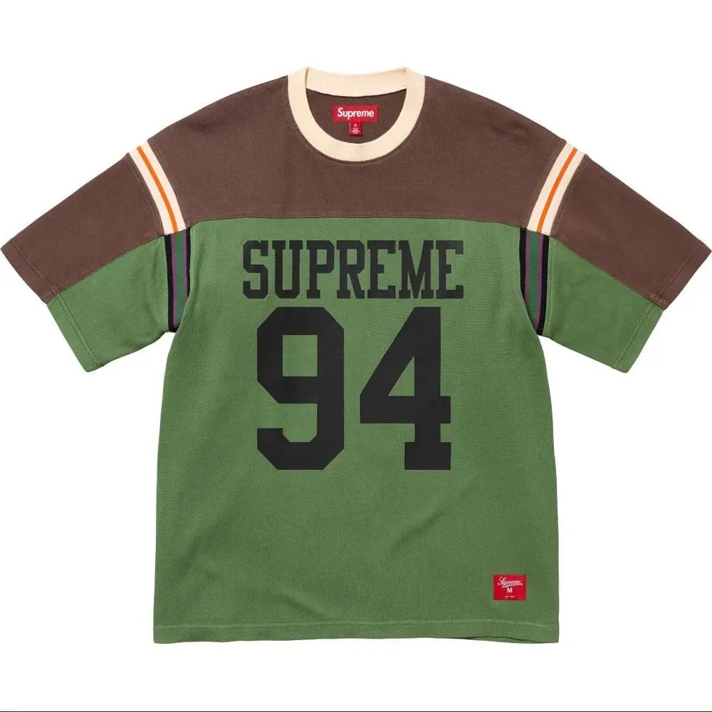 Supreme Football Jerseys Numbered mesh jersey — Style 5