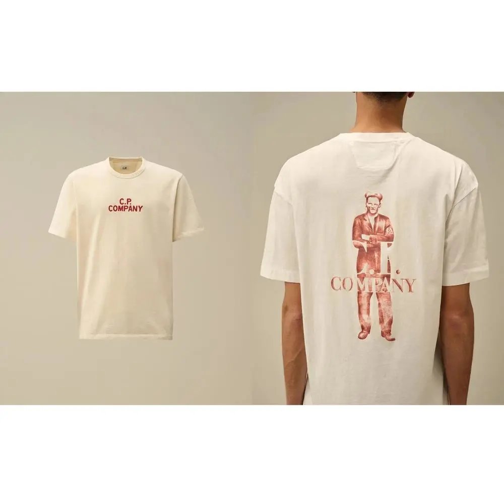 C.P. Company T-Shirts Short-Sleeve Graphic Logo T-Shirt — Style 33