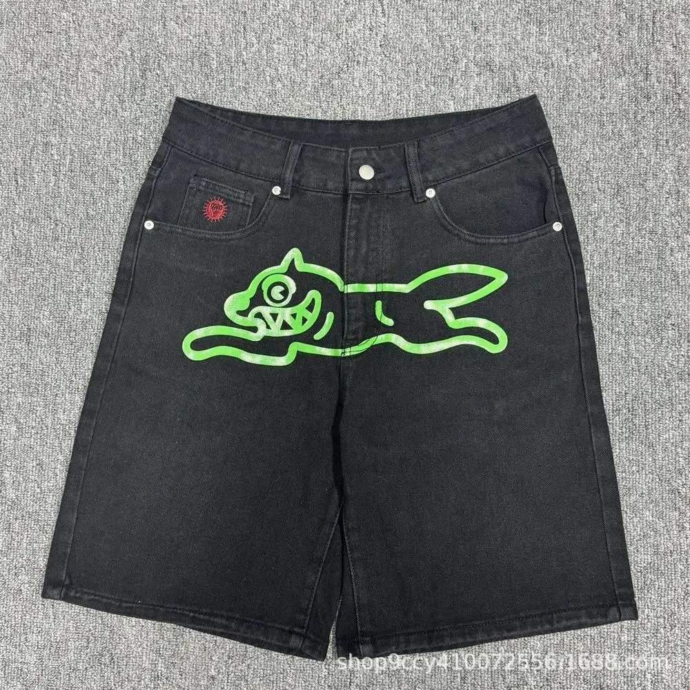 Unbranded Shorts Graphic-print denim — Style 1