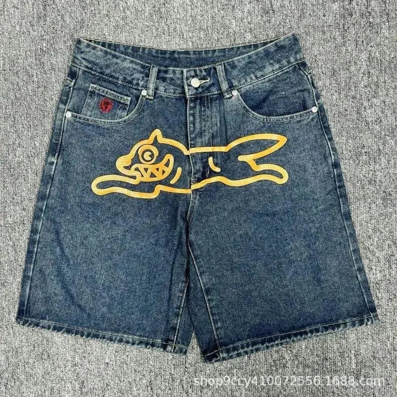Unbranded Shorts Graphic-print denim — Style 3