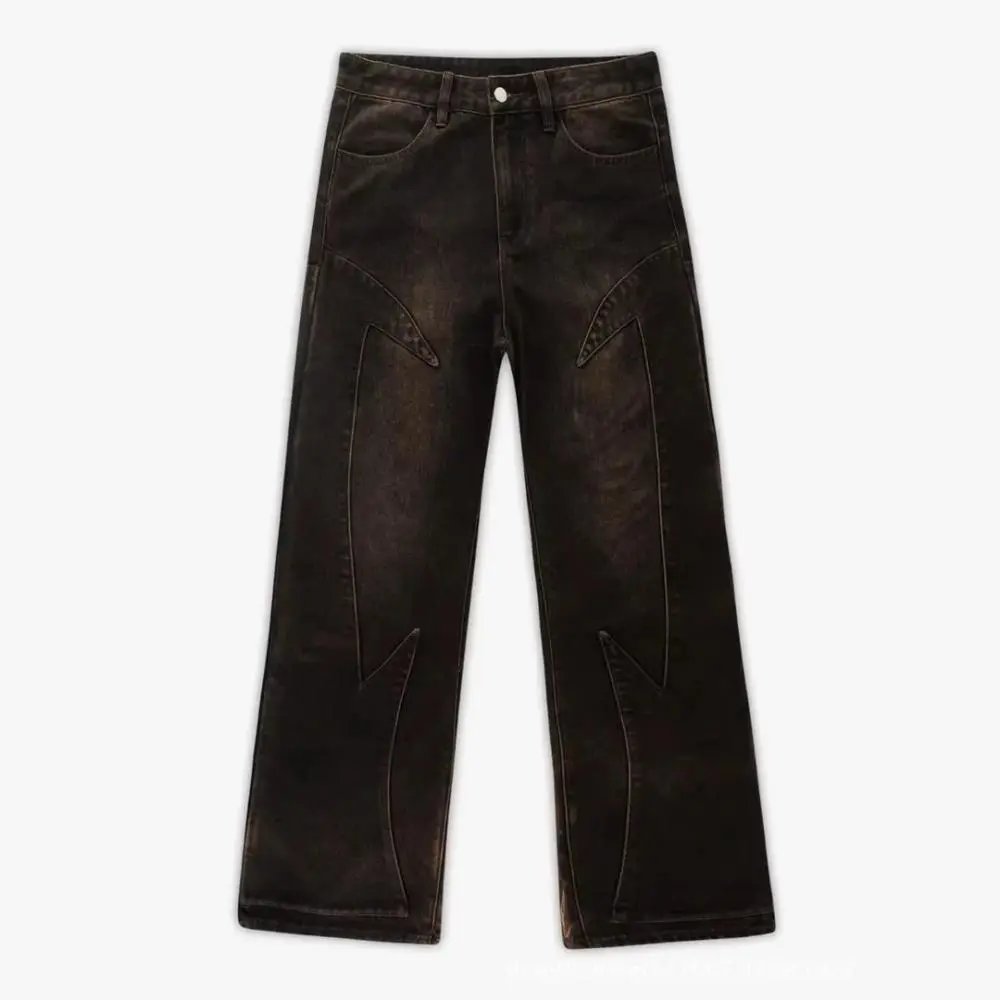 Unbranded Jeans Wide-leg embroidered image 2