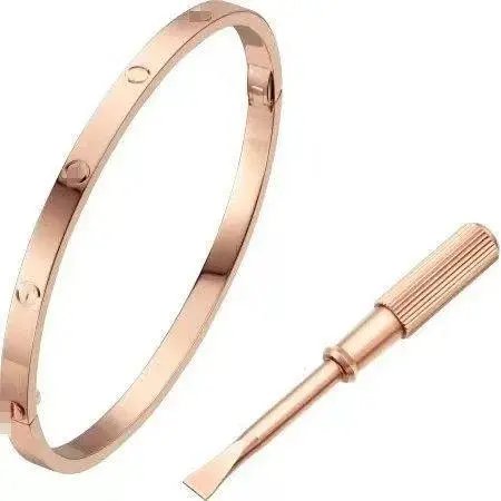 Unbranded Jewelry Screw-Motif Bangle Bracelet — Style 1