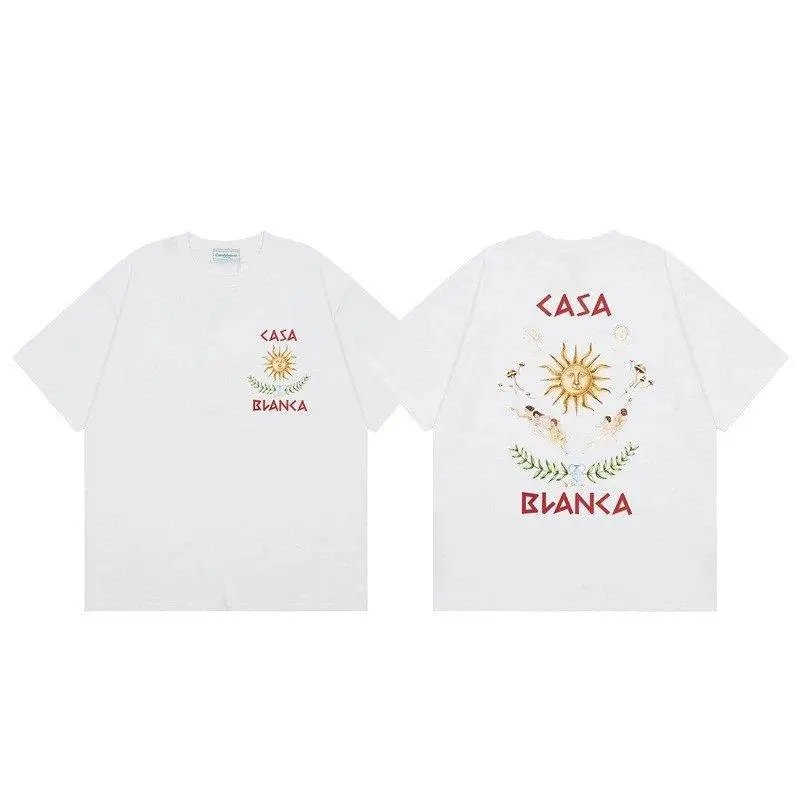 Casablanca T-Shirts Short-Sleeve Graphic Print — Style 1