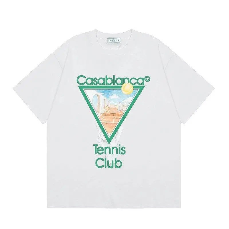Casablanca T-Shirts Short-Sleeve Graphic Print — Style 17