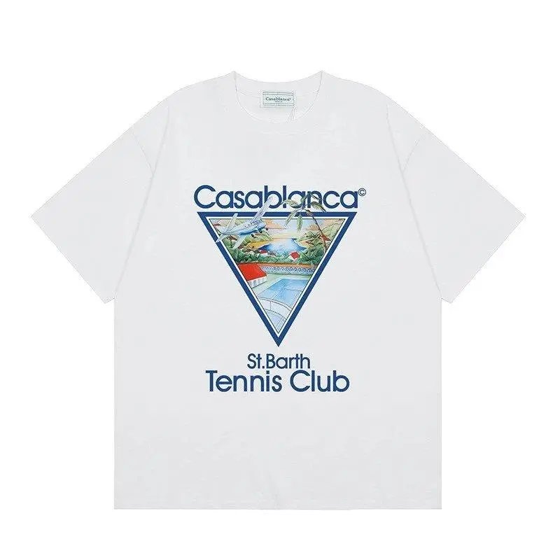 Casablanca T-Shirts Short-Sleeve Graphic Print — Style 33