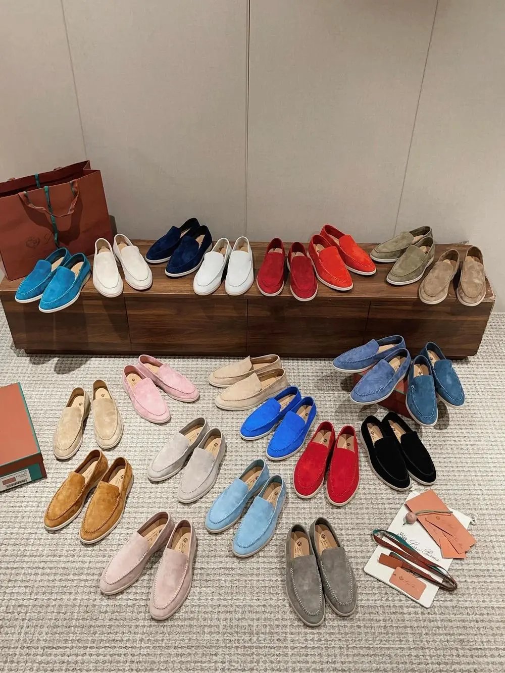 Loro Piana Casual Shoes Summer Walk suede slip-on loafers image 2