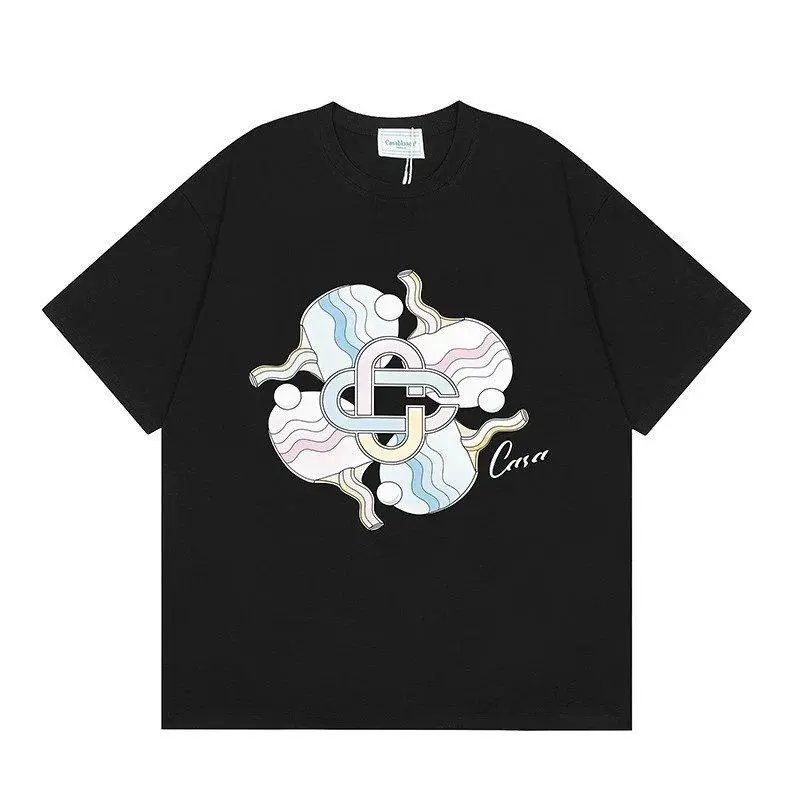 Casablanca T-Shirts Short-Sleeve Graphic Print — Style 6
