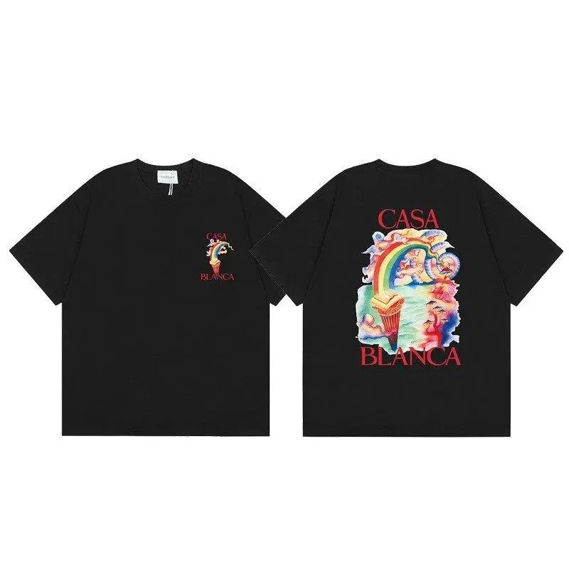 Casablanca T-Shirts Short-Sleeve Graphic Print — Style 14