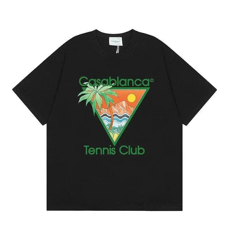 Casablanca T-Shirts Short-Sleeve Graphic Print — Style 30