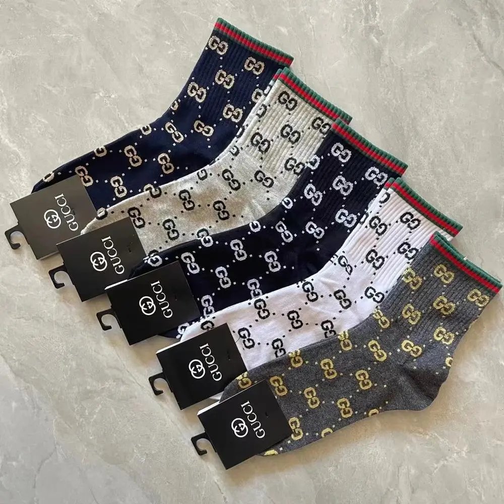 Gucci Socks Logo-Patterned Crew — Style 3