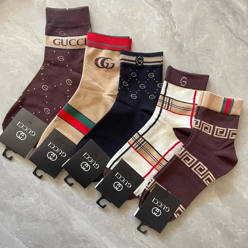 Gucci Socks Logo-Patterned Crew — Style 11