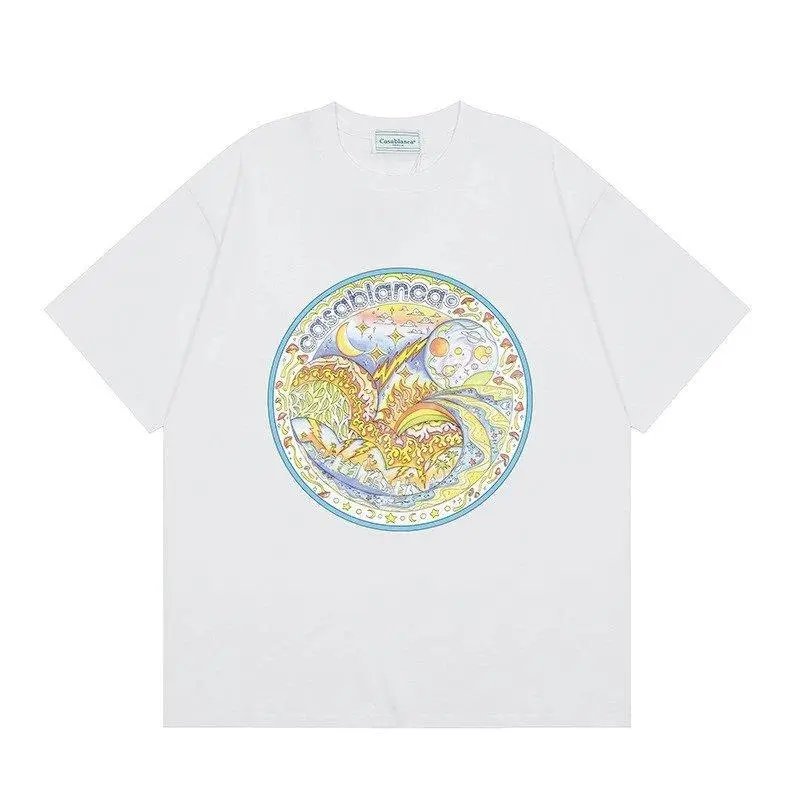 Casablanca T-Shirts Short-Sleeve Graphic Print — Style 21