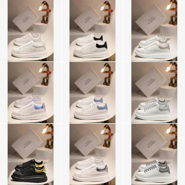 Unbranded Sneakers Low-top lace-up platform with contrast heel tab product detail image 1