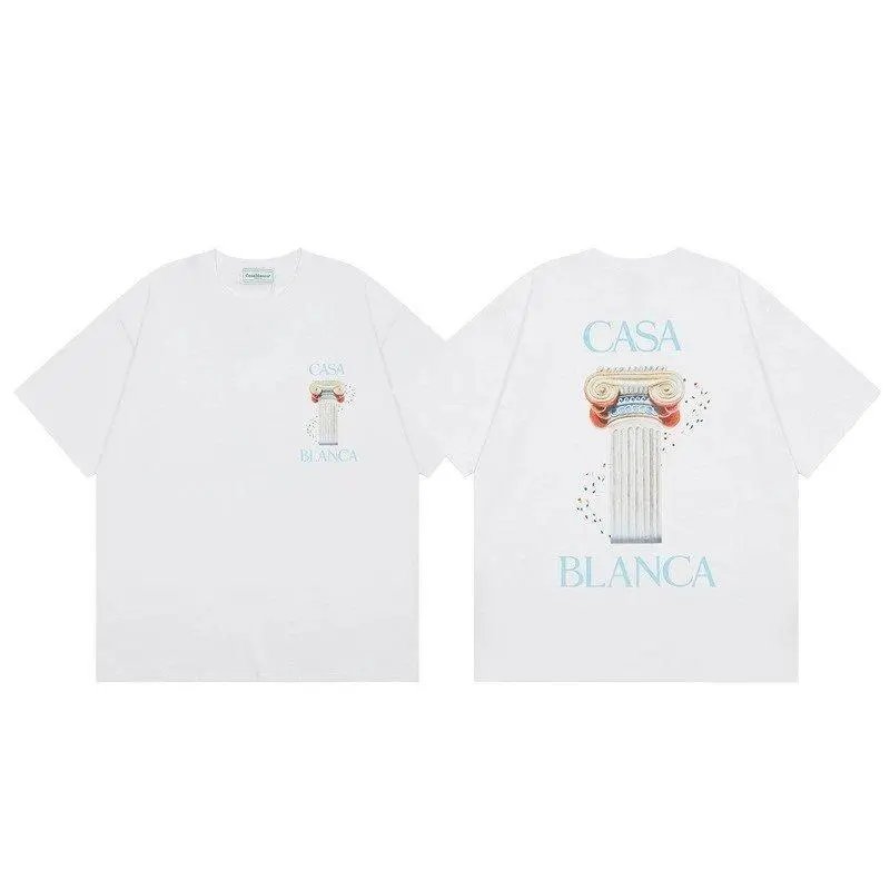 Casablanca T-Shirts Short-Sleeve Graphic Print — Style 19
