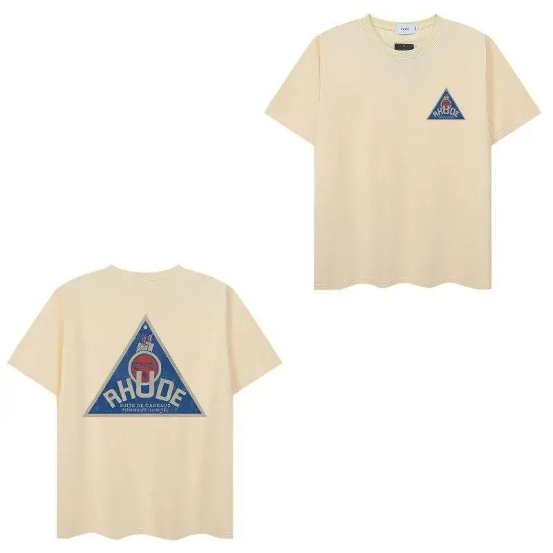 Rhude T-Shirts Short-Sleeve Graphic Print T-Shirt — Style 18