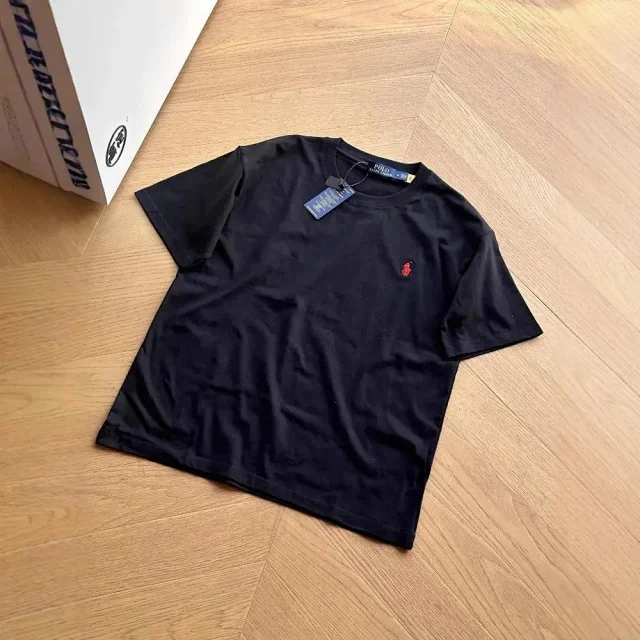 Polo Ralph Lauren T-Shirts Short-sleeve crewneck T-shirt with embroidered pony logo product detail image 2
