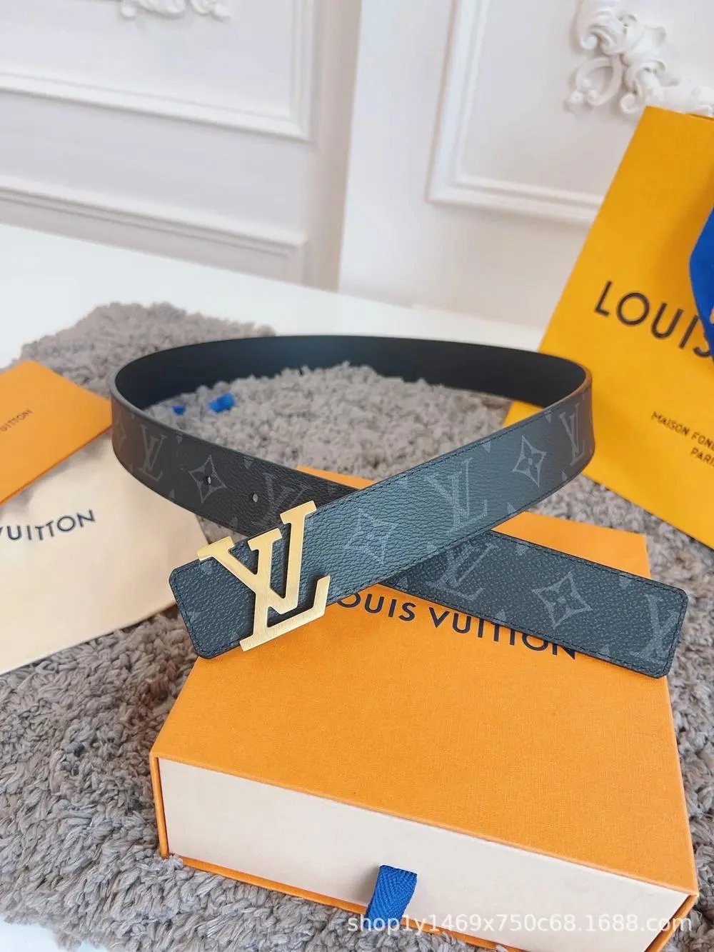 Louis Vuitton Belts M8362 LV Initiales Monogram Belt — Style 5