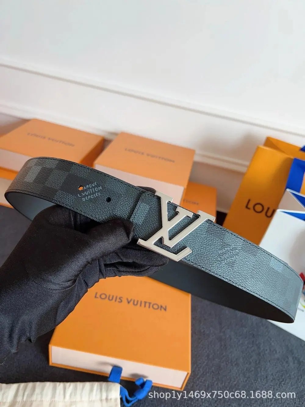 Louis Vuitton Belts M8362 LV Initiales Monogram Belt — Style 13