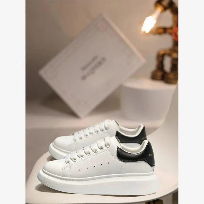 Unbranded Sneakers Low-top lace-up platform with contrast heel tab image 2