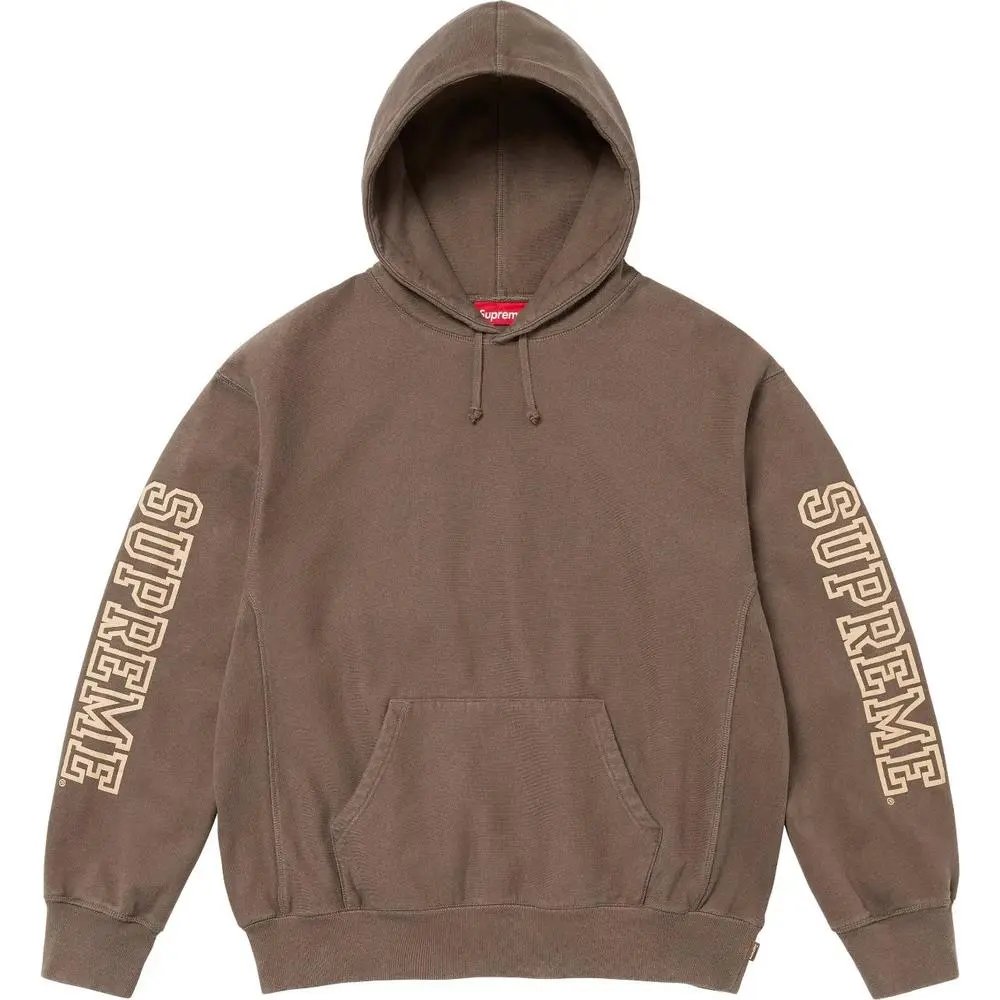 Supreme Hoodies & Sweatshirts Sleeve Logo Hooded Sweatshirt — Style 3