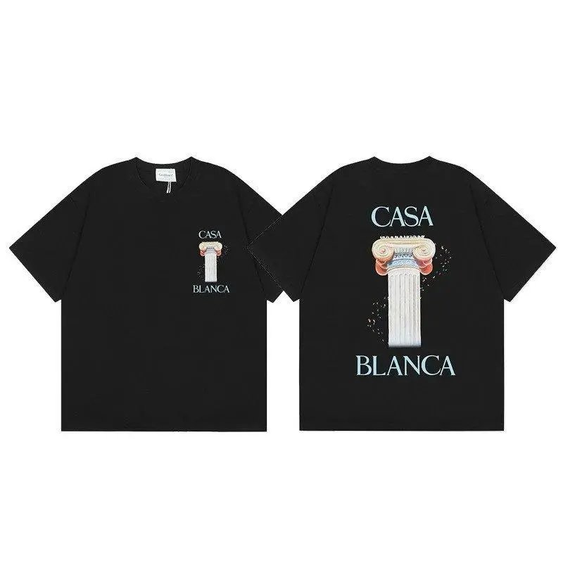 Casablanca T-Shirts Short-Sleeve Graphic Print — Style 18