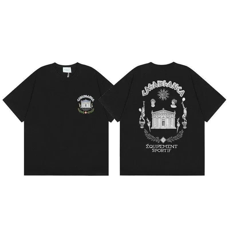 Casablanca T-Shirts Short-Sleeve Graphic Print — Style 26