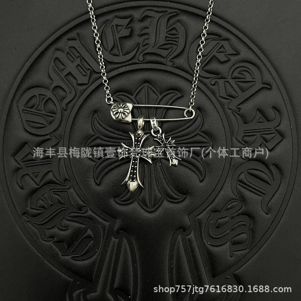 Unbranded Jewelry Pendant Necklaces with Cross and Anchor Designs — Style 19