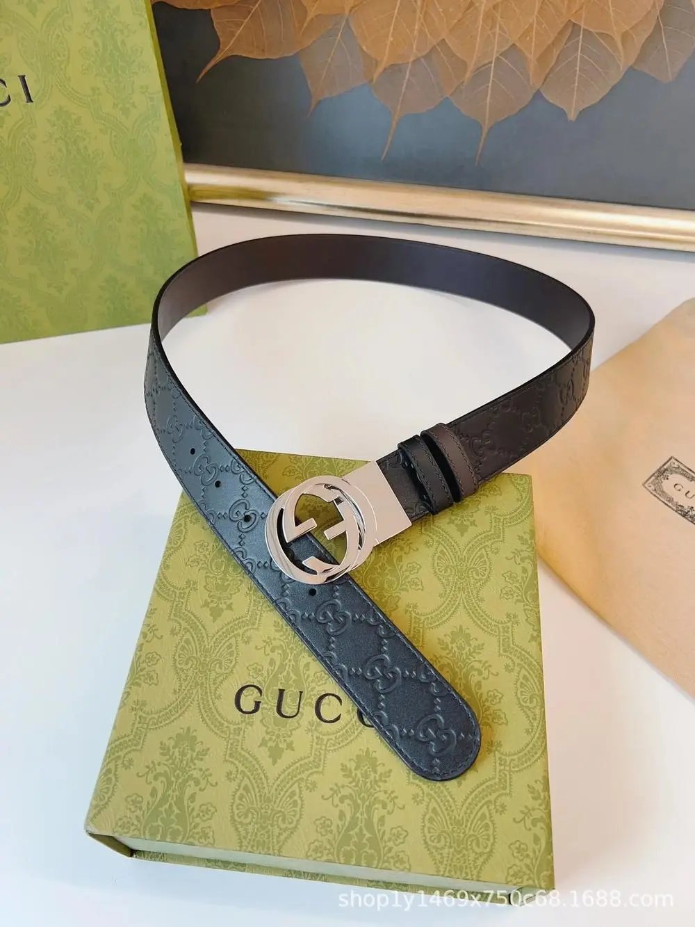 Louis Vuitton Belts M8362 LV Initiales Monogram Belt — Style 34