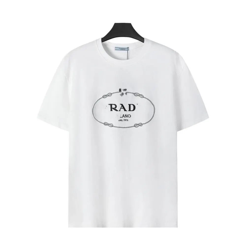 Prada T-Shirts Short-sleeve crew-neck logo — Style 21