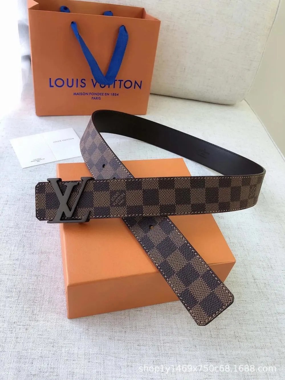 Louis Vuitton Belts M8362 LV Initiales Monogram Belt — Style 9