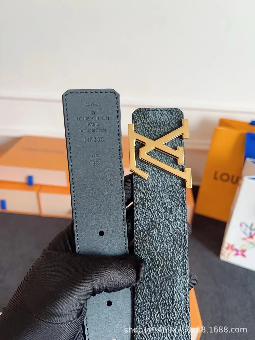 Louis Vuitton Belts M8362 LV Initiales Monogram Belt — Style 15