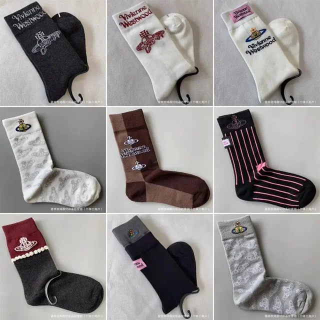 Vivienne Westwood Socks Orb Logo Crew product detail image 1