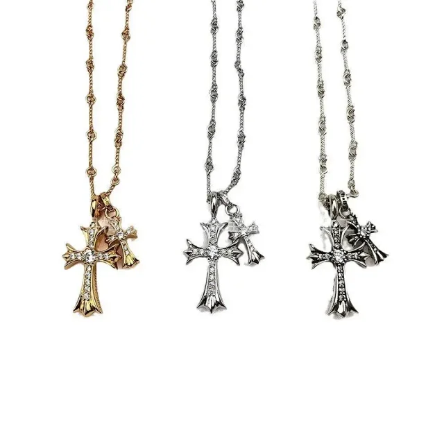 Unbranded Jewelry Pendant Necklaces with Cross and Anchor Designs product detail image 2